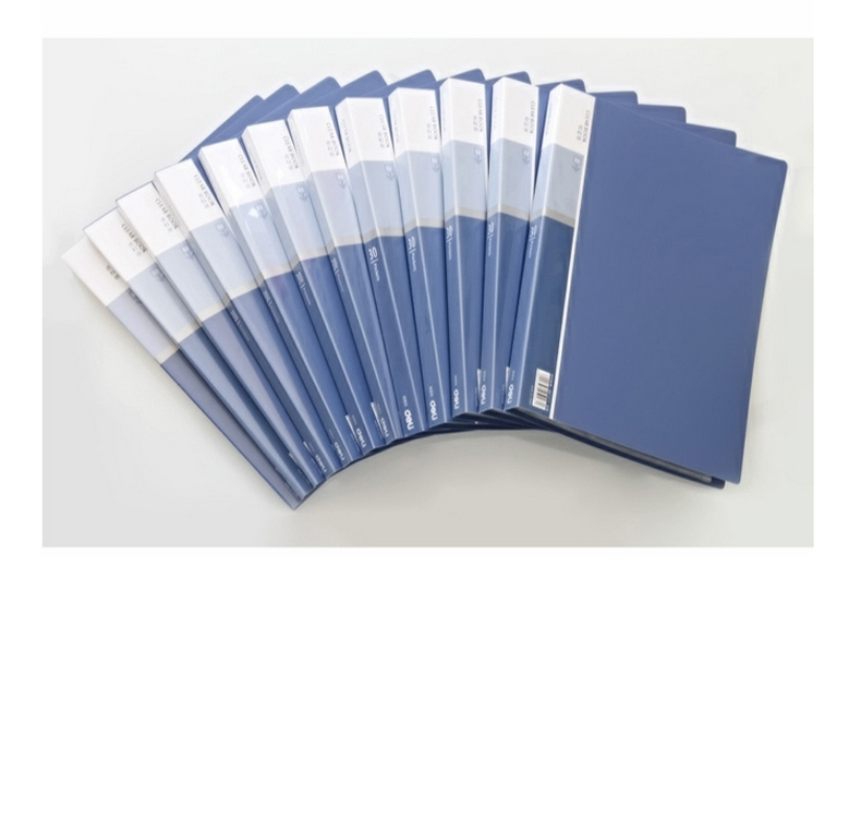 得力(deli)5003 a4/30页 资料册/文件册 蓝色单只装 得力(deli)5003