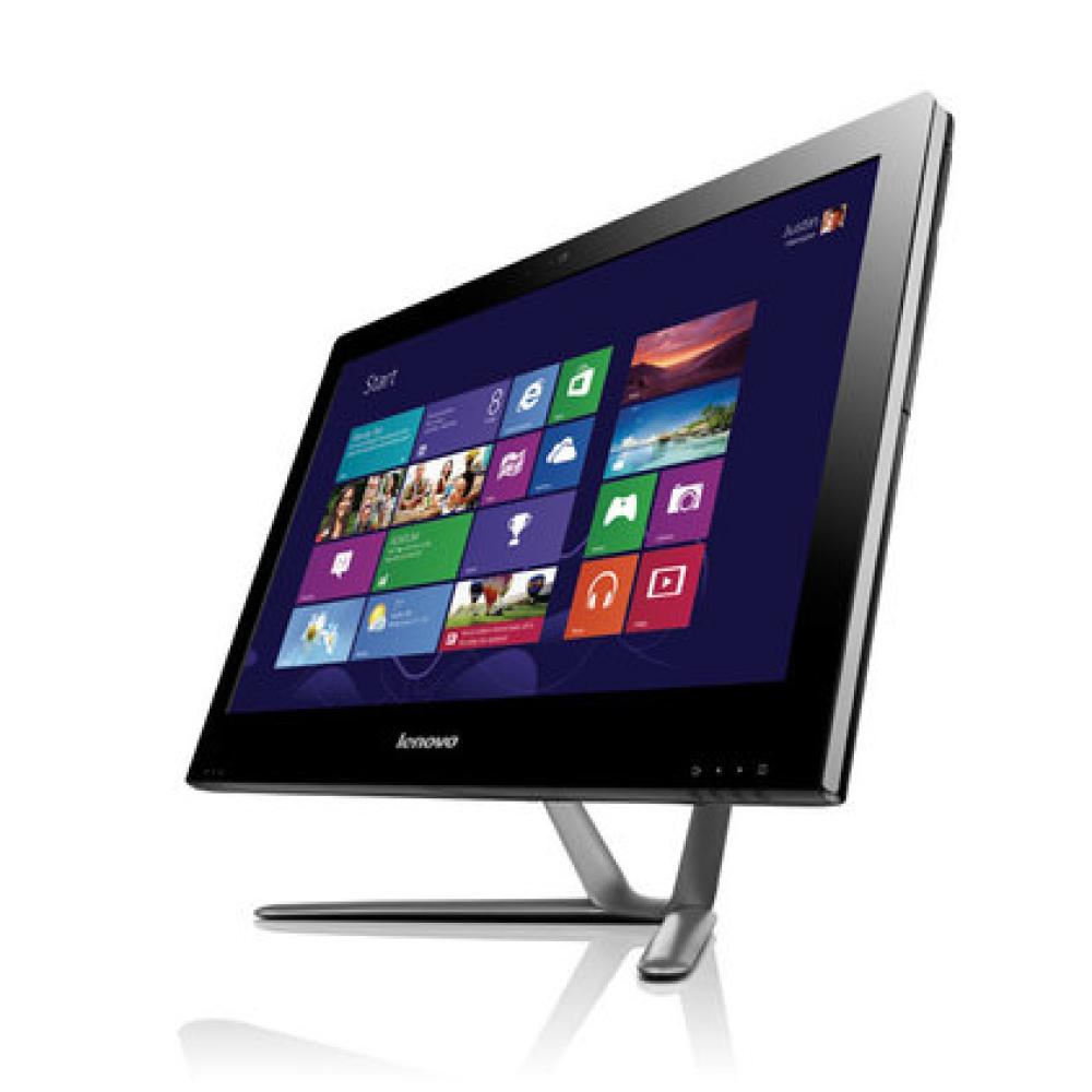 联想一体电脑c455/e2-6110/4g/500g/集成/21.5寸/黑色(余姚地区专供)